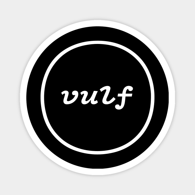 Simple Vulf Vulfpeck Minimalist Design Magnet by hobrath